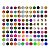 Kit 120 Glitter Flocado Fino Holográfico Caviar Folha Ouro Borboletas Flores Secas Pó Acrílico Colorido Decoração Unha Manicure - Imagem 1