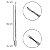 Kit 4 Espátulas Ponta Dupla Aço Inox Prateado Remoção Cutícula Podóloga Unhas Encravadas Manicure Nail Design - Imagem 4