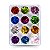 Kit 12 Glitter Formato Coração Holográfico Para Decoração Unhas Nail Art Alongamento Encapsulamento - Imagem 3