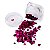Kit 12 Glitter Formato Coração Holográfico Para Decoração Unhas Nail Art Alongamento Encapsulamento - Imagem 5