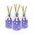 Kit 3 Aromatizador Campos de Lavanda Refrescante Varetas Energizante Bem-Estar Fragrância Suave Casa Escritório 270ml, Pantanal Aromas - Imagem 1
