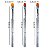 Kit 7 Pincéis Unhas Acrílicas Alongamento Gel Fibra de Vidro Nail Designer Cabo de Glitter Aplicação Nail Art Manicure - Imagem 6