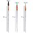 Kit 7 Pincéis Coloridos Olhos Sobrancelha Detalhe Sombra Delineado Acabamento Maquiagem Cílios Make - Imagem 6