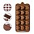 Forma de Silicone Coração Cereja Confeitaria Chocolate Gelo Vela Molde Flexível Multiuso Cozinha Artesanato - Imagem 1