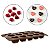 Forma de Silicone Coração Cereja Confeitaria Chocolate Gelo Vela Molde Flexível Multiuso Cozinha Artesanato - Imagem 5