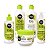 Kit Completo Meu Liso Tratamento Ph Escudo Antiporos Shampoo Condicionador Creme de Pentear Máscara Acidificante Hidratação Brilho Intenso Maçã Verde Salon Line - Imagem 2