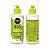 Kit Shampoo Limpeza Suave + Condicionador Escudo Antiporosidade + Creme Hidratação Tratamento Controle do Ph Cabelo Meu Liso Maçã Verde Salon Line - Imagem 4