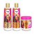 Kit Shampoo Limpeza Refrescante + Condicionador Hidratação + Creme de Pentear Ultra Gloss De Repente Pronta Brilho Intenso Tratamento Antifrizz Framboesa Salon Line - Imagem 1