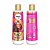 Kit Completo Ultra Gloss Shampoo Condicionador Creme de Pentear Máscara Hidratação Óleo Reparador Finalização Hidrata Cachos Definição Framboesa Salon Line - Imagem 3