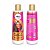Kit Completo Ultra Gloss Shampoo Condicionador Creme de Pentear Máscara Hidratação Óleo Reparador Finalização Hidrata Cachos Definição Framboesa Salon Line - Imagem 4