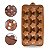 Forma de Silicone Estrelas Relevo Chocolate Confeitaria Bombom Velas Sabonetes Molde Multiuso 15 Divisórias - Imagem 3