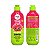 Kit Shampoo 300ml e Condicionador 200ml Kids Antifrizz Hidratação Definição Revitalização Cachos Melancia Salon Line - Imagem 3