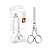 Tesoura Cabelo Fio Desbaste Corte Cabelo Design Profissional BC Bronze 345-5 - Imagem 1