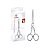 Tesoura Cabelo Mini Serrilha Fio Laser Profissional Corte Reto Cabelos Design 5 Polegadas 340 BC Mundial - Imagem 1