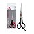 Tesoura Para Cabelo Ponto Vermelho 7 Polegadas Fio Laser 663-7 Aço Inoxidável Profissional, Mundial - Imagem 1