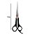 Tesoura Para Cabelo Ponto Vermelho 7 Polegadas Fio Laser 663-7 Aço Inoxidável Profissional, Mundial - Imagem 4