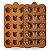 Forma de Silicone Flexível Flores 3 Formatos Confeitaria Chocolate Molde Gelo Velas Gelatina Multiuso Cozinha Artesanato - Imagem 1