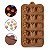 Forma de Silicone Flexível Flores 3 Formatos Confeitaria Chocolate Molde Gelo Velas Gelatina Multiuso Cozinha Artesanato - Imagem 3