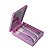 Kit 5 Pincel Maquiagem Base Sombra Corretivo Blush Batom Estojo Plástico Resistente Bolsa Espelho Cerdas Macias - Imagem 2