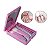 Kit 5 Pincel Maquiagem Base Sombra Corretivo Blush Batom Estojo Plástico Resistente Bolsa Espelho Cerdas Macias - Imagem 1