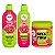 Kit Shampoo Limpeza Suave + Condicionador Hidratação Intensa + Gelatina Super Definição #ToDeCachos Kids Melancia Salon Line - Imagem 4