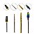 Kit 4 Brocas Tungstênio Umbrella XF, Bullet F-Colorful, Umbrella XF-Medium, Flame F-720 Lixadeira Motor Polidor Manicure Alongamento Unhas de Gel Fibra Manutenção - Imagem 2