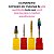 Kit 4 Brocas Tungstênio Umbrella XF, Bullet F-Colorful, Umbrella XF-Medium, Flame F-720 Lixadeira Motor Polidor Manicure Alongamento Unhas de Gel Fibra Manutenção - Imagem 5