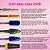 Kit 6 Brocas Umbrella XF + Bullet F-Colorful + Umbrella M-Gold + Flame F-720 + Smooth Top M-Blue + Flame P Alongamento Unhas Gel Fibra Acabamento Manutenção Lixadeira Motor - Imagem 7