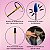 Kit 6 Brocas Umbrella XF + Bullet F-Colorful + Umbrella M-Gold + Flame F-720 + Smooth Top M-Blue + Flame P Alongamento Unhas Gel Fibra Acabamento Manutenção Lixadeira Motor - Imagem 3