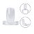 Kit 50 Anéis Transparente Mostruário Esmalte Cores Unhas Expositor Nail Art Design - Imagem 2