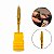 Broca Para Lixadeira Tungstênio Dourada Umbrella XF Gold Média ST Unha Gel Fibra Alongamento Profissional Manicure Design - Imagem 1