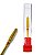 Broca de Tungstênio Dourada F-Gold Umbrella Média ST Unhas Gel Fibra Acabamento Suave Manicure Profissional - Imagem 3