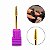 Broca Tungstênio Dourada F-Gold Umbrella Cone Unhas de Gel Fibra Alongamento Acabamento Suave Profissional Manicure - Imagem 1