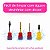 Kit 4 Brocas Tungstênio Umbrella XF TRL-Bit + Bullet F-Colorful + Umbrella F-Gold Medium + Flame F-720 Manutenção Unhas Gel Fibra Lixadeira Manicure - Imagem 4