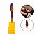 Broca XF Tungstênio Bullet ST Colorful Corte Extra Fino Unhas de Gel Fibra Acabamento Polimento Lixadeira Manicure - Imagem 1