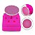 Kit Broca Disco Lisa + 15 Refil Lixa Gramaturas 80/120/180 + Suporte Acrílico Transparente e Rosa Acabamento Polimento Unhas Gel - Imagem 6