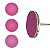 Kit 60 Adesivos Refil Autocolante Lixa Disco 2,3CM Gramaturas 80/120/180 Unha Gel Fibra Alongamento Polimento Manicure - Imagem 1