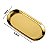 Bandeja Inox Oval Dourada Armazenamento Acessórios Instrumentos Manicure Decoração Cosmético Joias Design Moderno - Imagem 6