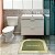 Tapete Verde-Claro Bathroom Segurança Antiderrapante Emborrachado Box Seca Fácil Banheiro Design Moderno - Imagem 3