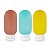 Kit 3 Frasco Multicolor Viagem Shampoo Condicionador Loção Banho Creme 60ml - Imagem 5