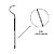 Kit 7 Instrumentos Aço Inox Limpeza Dental Removedor Tártaro Reutilizável Compacto Profissional - Imagem 6