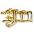 Kit 2 Presilhas Metal Vintage Ondulada Strass Dourado Cabelo Penteado Cravejada Strass Acessório Aço Resistente - Imagem 5