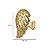 Kit 2 Presilhas de Metal Asa Anjo Coração Dourada Strass Cabelo Penteado Design Atraente Moderno - Imagem 7