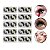 Kit 20 Pares Cílios Postiços Efeito 5D Natural Curvatura Suave 10mm Acabamento Profissional Maquiagem - Imagem 1