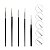 Kit 15 Pincéis Preto Alongamento Unha Gel Profissional Manicure Designer Decoração Nail Art - Imagem 3