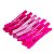 Kit 12 Prendedor Cabelo Presilha Bico de Pato Tons Rosa Cabeleireira Corte Escova Profissional Penteados Salão de Beleza - Imagem 2