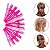 Kit 12 Prendedor Cabelo Presilha Bico de Pato Tons Rosa Cabeleireira Corte Escova Profissional Penteados Salão de Beleza - Imagem 3