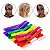 Kit 12 Prendedor Cabelo Presilha Bico de Pato Colorido Cabeleireira Profissional Corte Escova Bico Fino Multiuso - Imagem 1