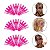Kit 36 Prendedor Cabelo Presilha Bico de Pato Tons Rosa Cabeleireira Salão Profissional Corte Escova Penteados - Imagem 1