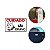 Placa Sinalização Cuidado Cão Bravo Casa Portão 16 x 20,5 cm - Imagem 2